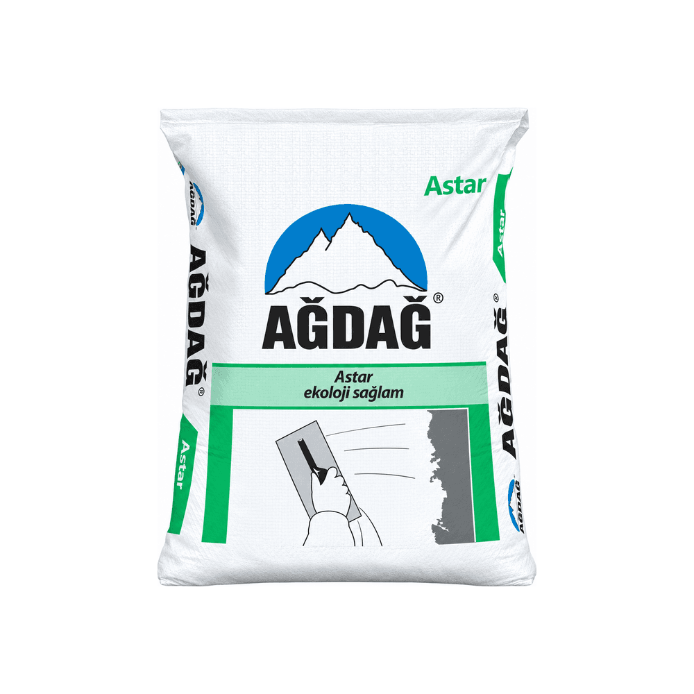 AĞDAĞ Astar gips və perlit əsaslı astar şpaklyovkası (alçı), 25 / 30 kq