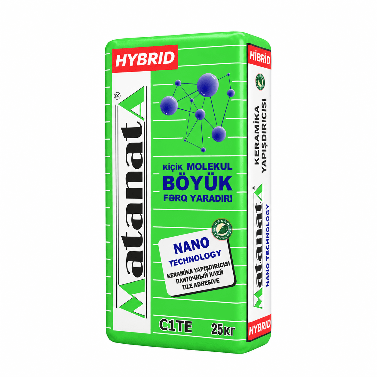 Matanat A HYBRID keramika yapışdırıcısı (boz), C1TE, 25 kq
