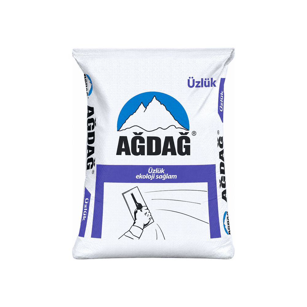 AĞDAĞ Üzlük gips əsaslı üzlük şpaklyovkası (alçı), 25 kq