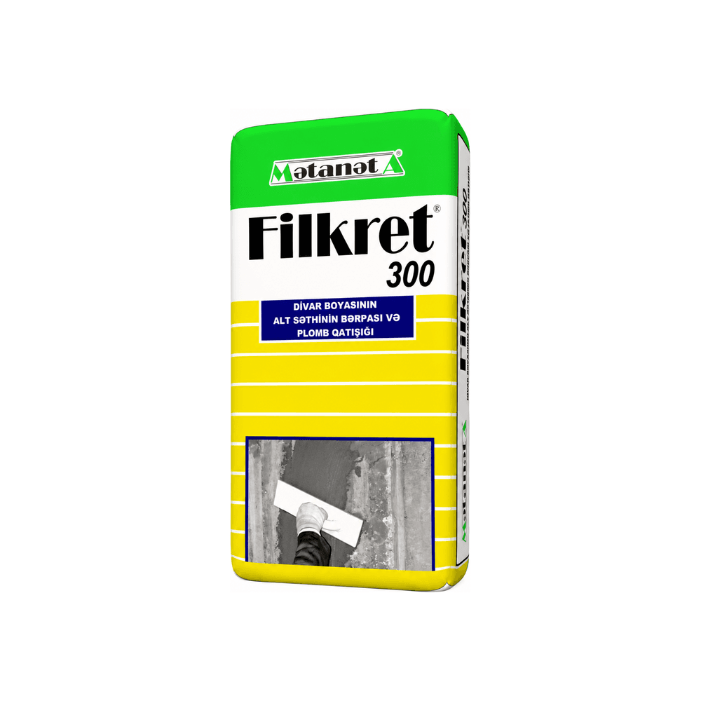 FİLKRET 300 boya altı səth bərpası və plomb qarışığı, 20 kq