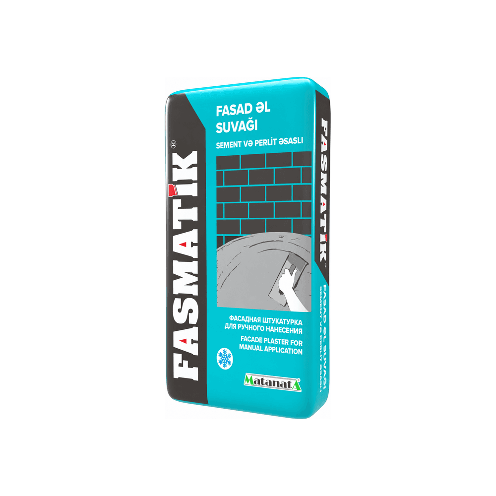 FASMATİK 100 sement və perlit əsaslı fasad əl suvağı, 40 kq